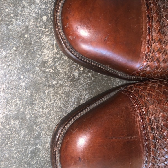 Mezlan San Juan Brown Weaved Leather Oxfords 11 main image 5